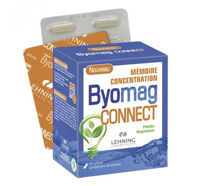 Добавка для концентрация памяти Lehning Byomag Connect 60 капсул