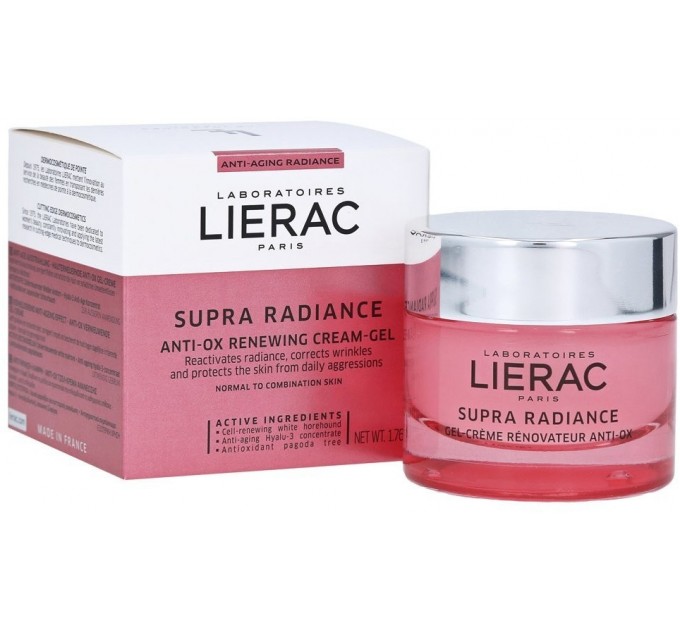 Омолаживающий крем Lierac Gel-crème Rénovateur Anti-ox Supra Radiance 50 мл