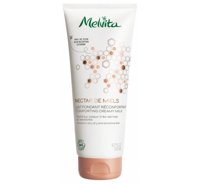 Медовый нектар молочко для тела Melvita Nectar de Miels Lait Fondant Réconfortant 200 мл