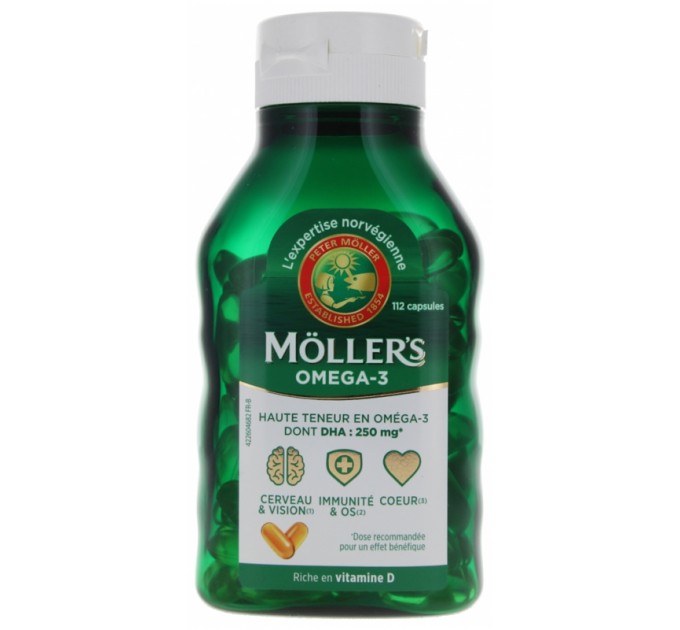 Комплекс Омега-3 Möller's Omega-3 112 капсул