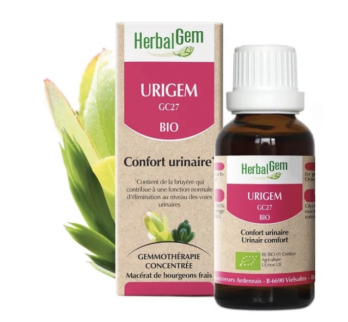 Добавка для мочеполовой системы Herbalgem Urigem Gc27 Bio Urinary Comfort 30 мл