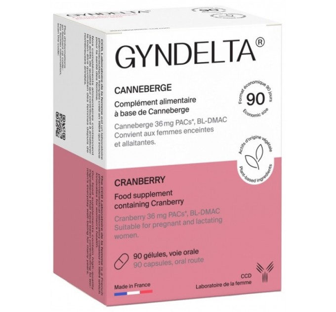 Капсулы для мочеполовой системы Gyndelta Cranberry 90 капсул