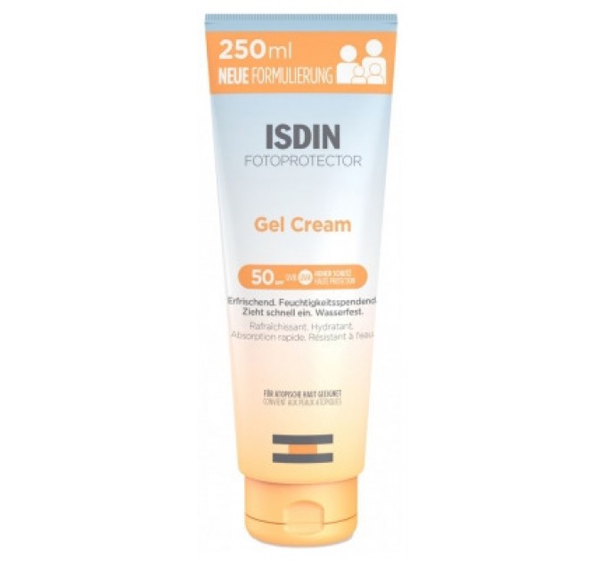 Солнцезащитный крем ISDIN Crème solaire corps SPF 50+ Fotoprotector Gel Cream 250 мл