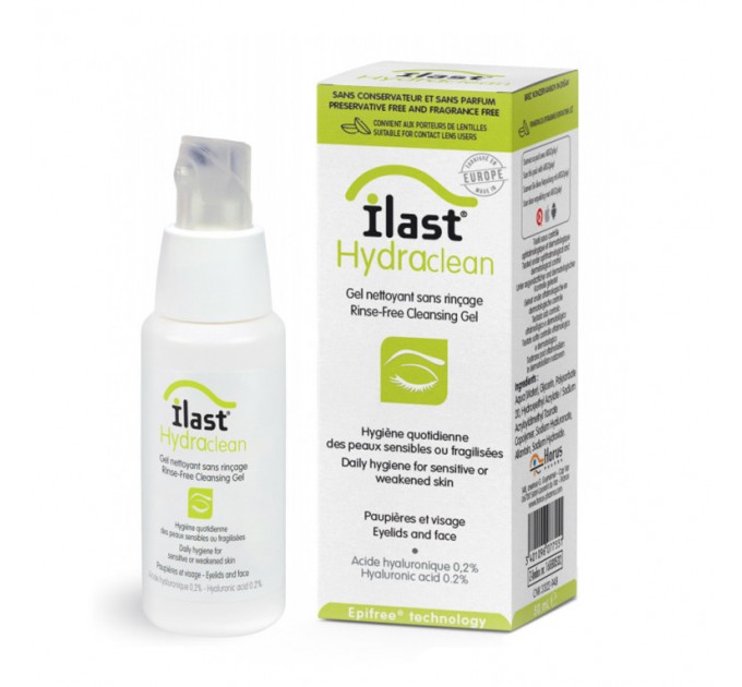 Очищающий гель для век Ilast Hydraclean Gel 50 мл