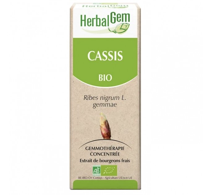 Концентрат черной смородины Herbalgem Gemmotherapie Cassis Bio 30 мл