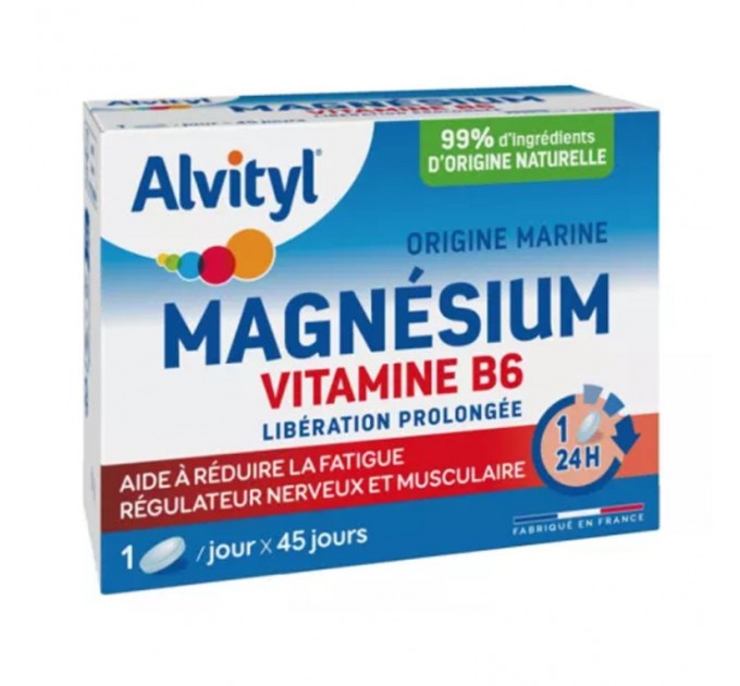 Витаминный комплекс ALVITYL MAGNESIUM Vitamin B6 45 таблеток