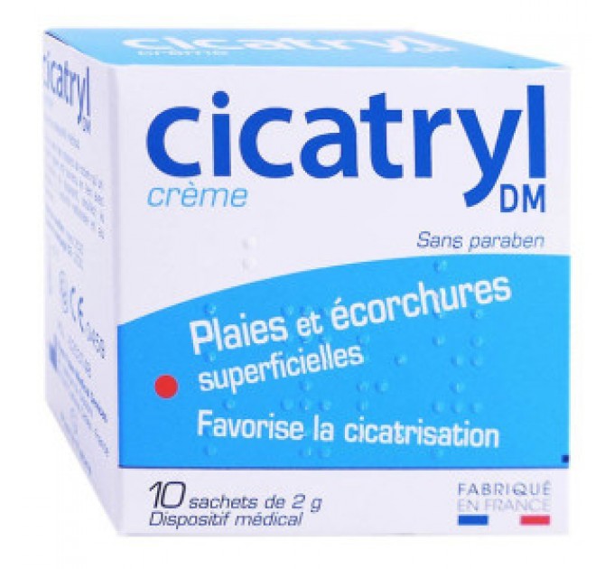 Заживляющий крем Cicatryl Crème DM 10 саше