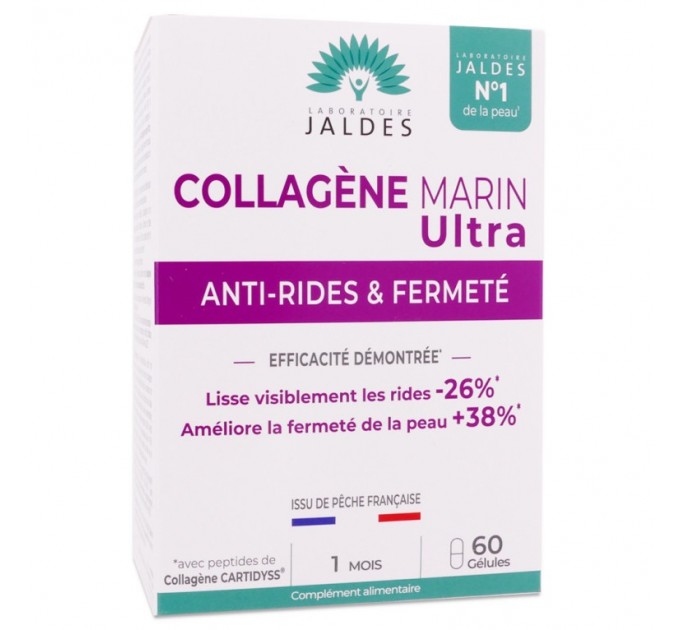 JALDES COLLAGENE MARIN ULTRA 60 GELULES морской коллаген для кожи упругость и увлажнение