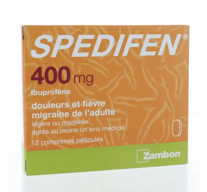 Обезболивающее и противовоспалительное Spedifen 400 mg 12 капсул