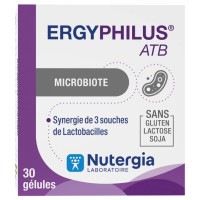 Микробиотики для кишечного комфорта ERGYPHILUS MORE NUTERGIA 30 капсул