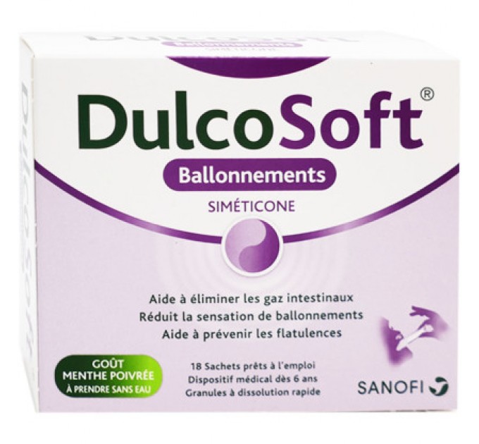 Лекарство против кишечных газов SANOFI DulcoSoft Ballonnements 18 пакетиков