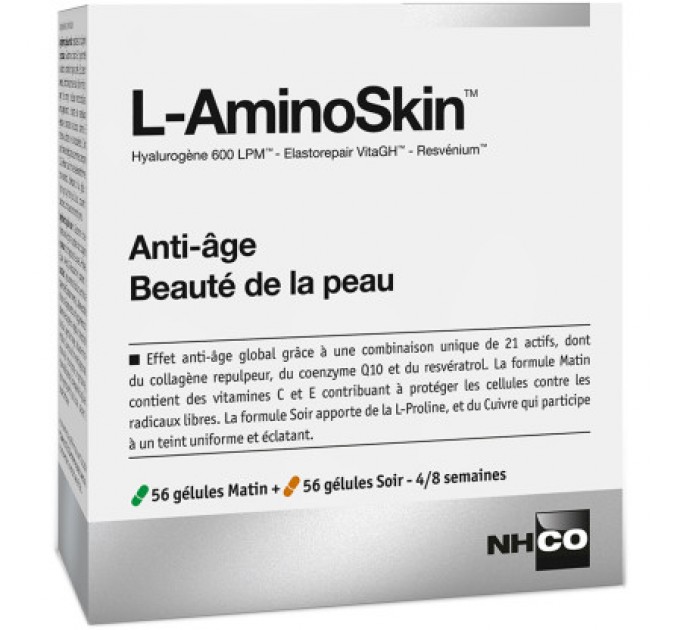 Аминокислоты против старения кожи Nhco l-AminoSkin 56 капсул