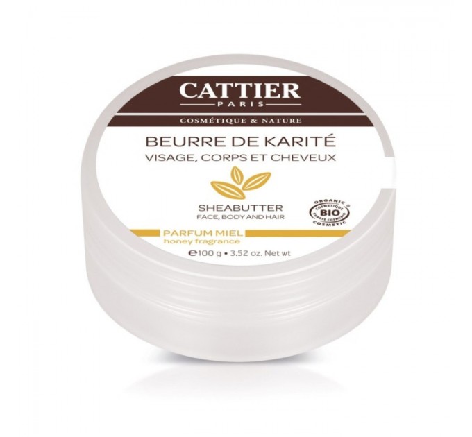 Масло CATTIER BEURRE DE KARITE PARFUM MIEL 100 грамм