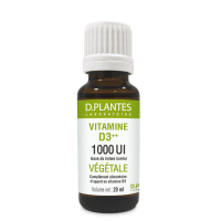 Растительный витамин Д3 D-PLANTES VITAMINE D3 VEGETALE 1000UL 20 мл