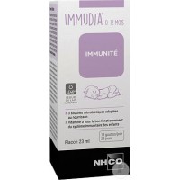 Капли для укрепления иммунитета новорожденных NHCO Nutrition Immudia Immunité 0-12 Mois 23 мл