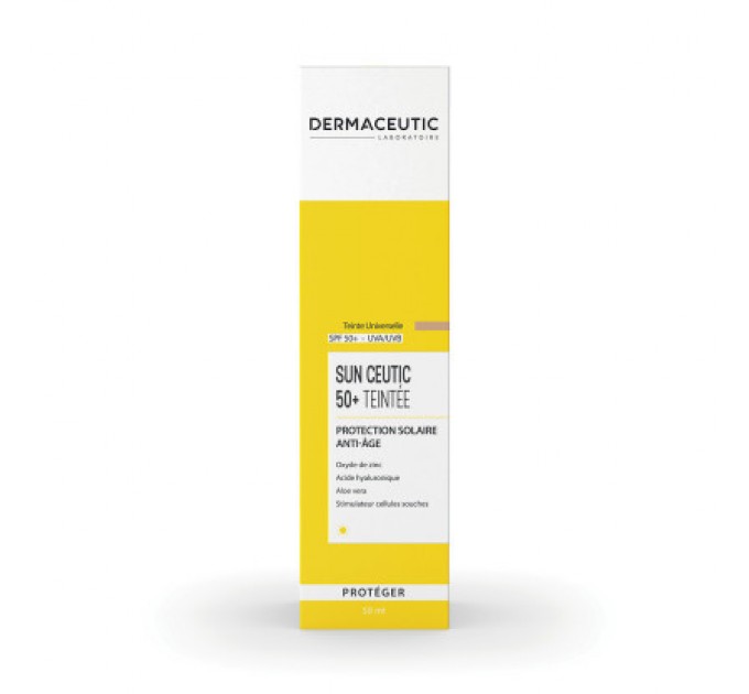 Антивозрастной солнцезащитный крем Dermaceutic Sun Ceutic 50+ 50 мл универсальный оттенок
