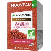 Капсулы дрожжей красного риса Arkopharma Arkogélules Levure de Riz Rouge Bio 60 капсул
