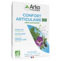 Ампулы для комфорта суставов Arkofluides Confort Articulaire Bio ARKOPHARMA 20 ампул