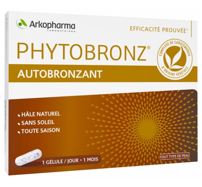 Автобронзат Arkopharma Phytobronz Autobronzant 30 капсул