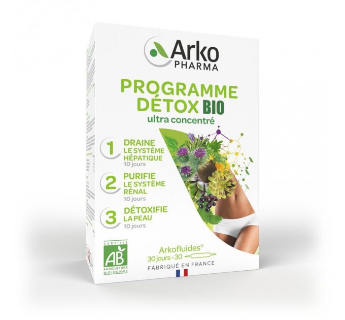 Программа детокс Arkopharma Arkofluides Programme Détox Bio