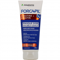Маска для поврежденных волос Arkopharma Forcapil Kératine + Masque Soin Double Usage 200 ml