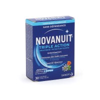 Капсулы от бессоницы тройного действия NOVANUIT Triple action SANOFI AVENTIS 30 таблеток