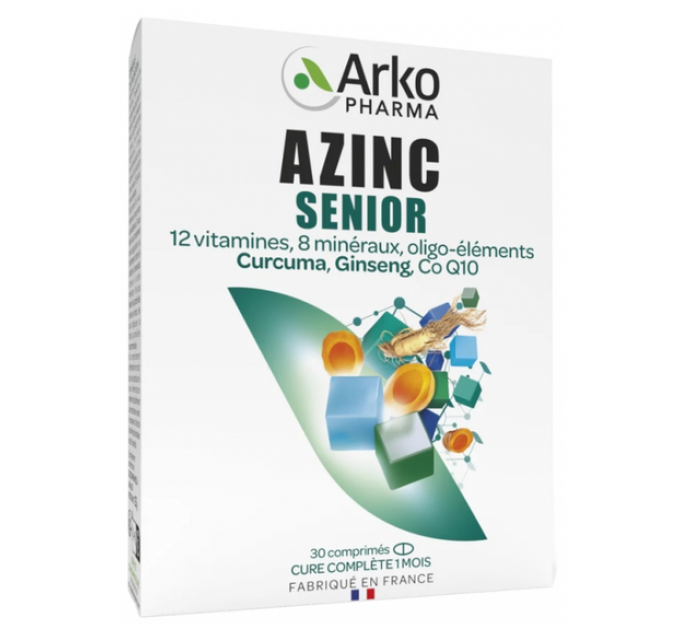 Витамины для пожилых людей Arkopharma Azinc Senior 30 таблеток