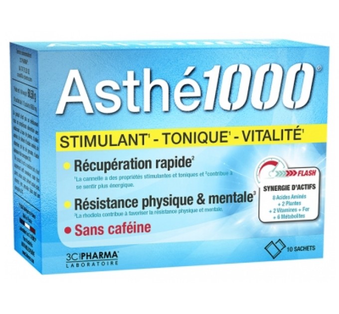 Добавка от физического и умственного истощения 3C Pharma Asthé1000 10 пакетиков
