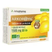 Маточное молочко в ампулах Arkopharma Arkoroyal Royal Jelly 1500mg Bio 20 ампул