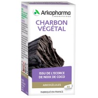 Активированный уголь от вздутия и дискомфорта кишечника Arkopharma Charbon Vegetal 45 капсул