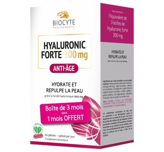 Капсулы гиалуроновой кислоты Biocyte Hyaluronic Forte 3x30 капсул