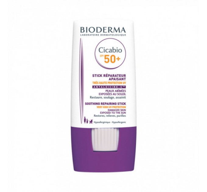 Восстанавливающий крем-стик для кожи Bioderma cicabio spf50 + 8 г