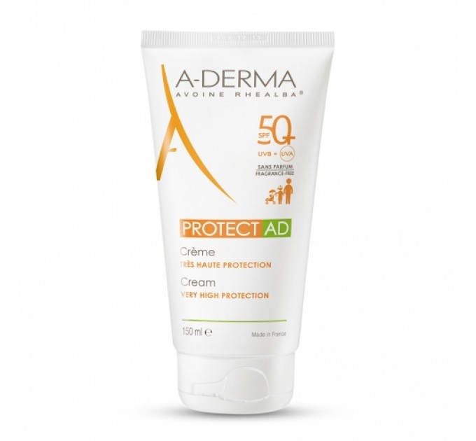 Солнцезащитный крем Aderma creme protect ad spf50 +