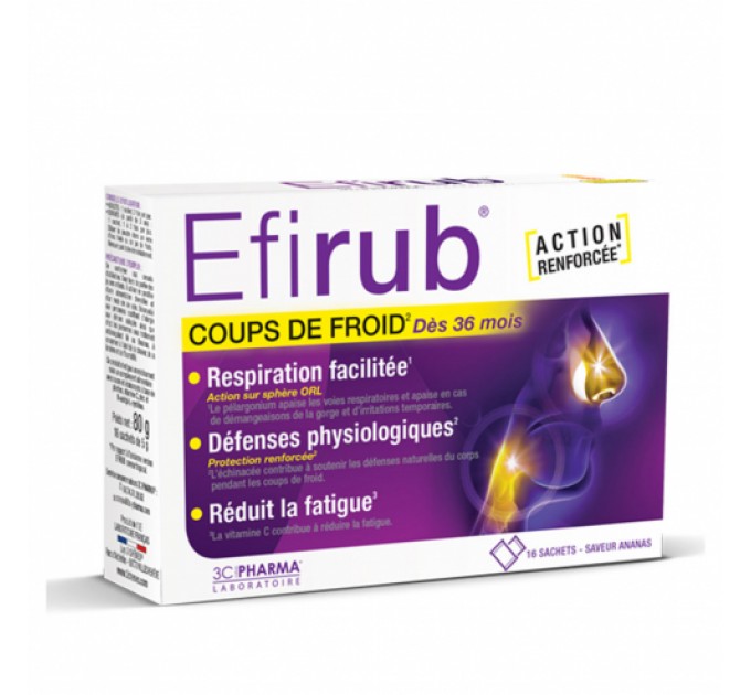 Лекарство от простуды Effirub Coups de Froid 3C Pharma