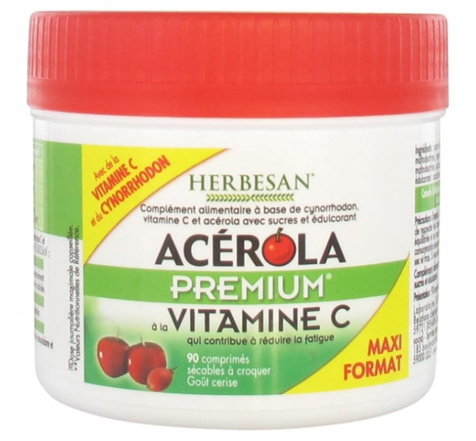 Витаминный комплекс с ацеролой и шиповником Acerola Premium Herbesan
