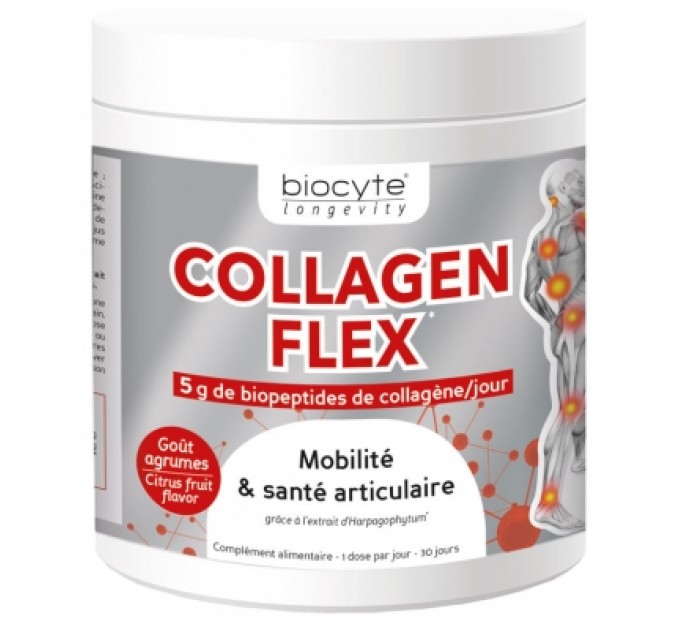 Коллаген для прочности костей и суставов Biocyte Longevity Collagen Flex 240 г