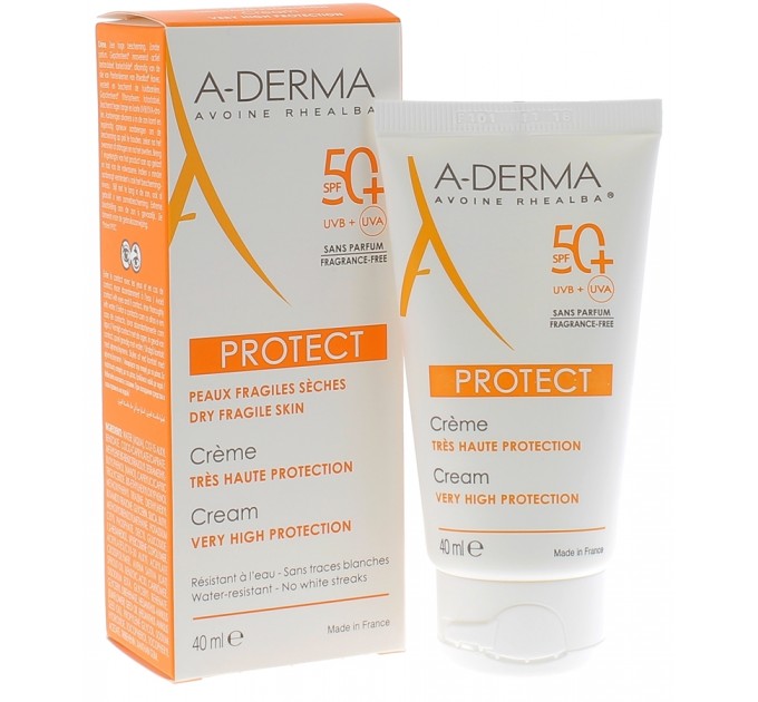 Солнцезащитный крем Aderma creme protect spf50