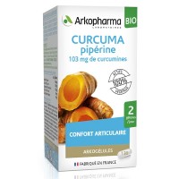 Капсулы для суставов Arkogélules Curcuma Piperine Bio 130 капсул