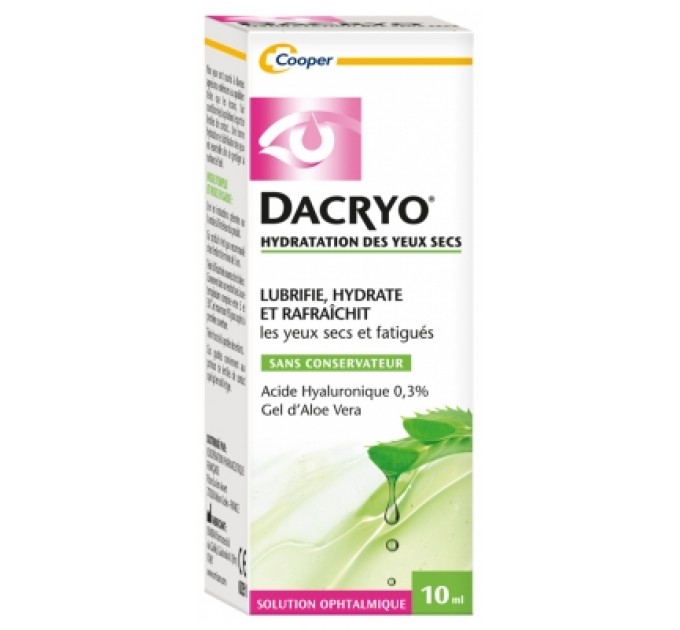 Увлажняющие капли для сухих глаз DACRYO Hydration for Dry Eyes 10 мл