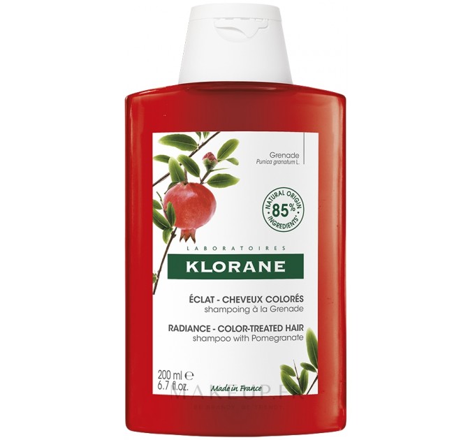 Гранатовый шампунь для окрашенных волос Klorane eclat pomegranate 400 мл 