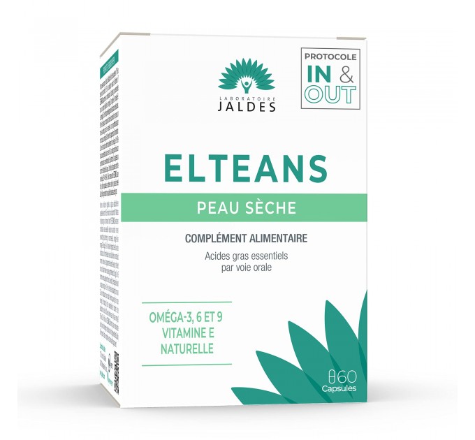 Капсулы для защиты клеток кожи от окислительного стресса для сухой кожи Jaldes Elteans 60 капсул