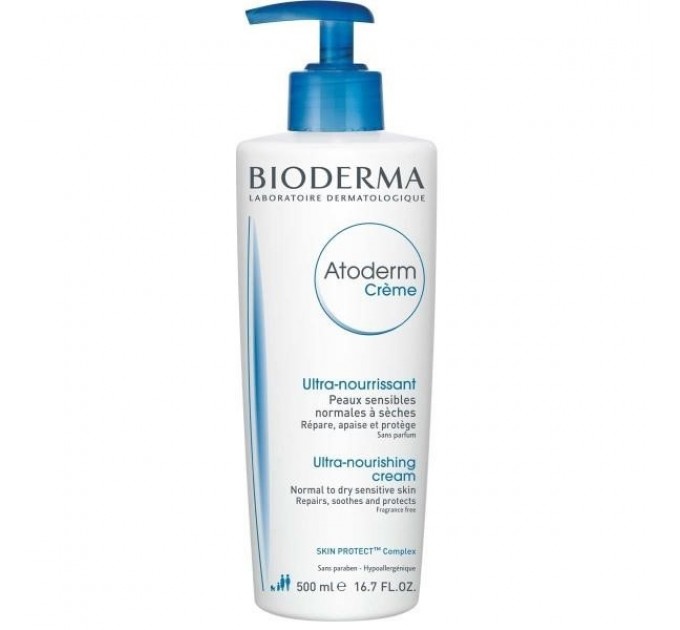 Питательный крем для сухой кожи Bioderma Atoderm Ultra Nourrissant 500 мл