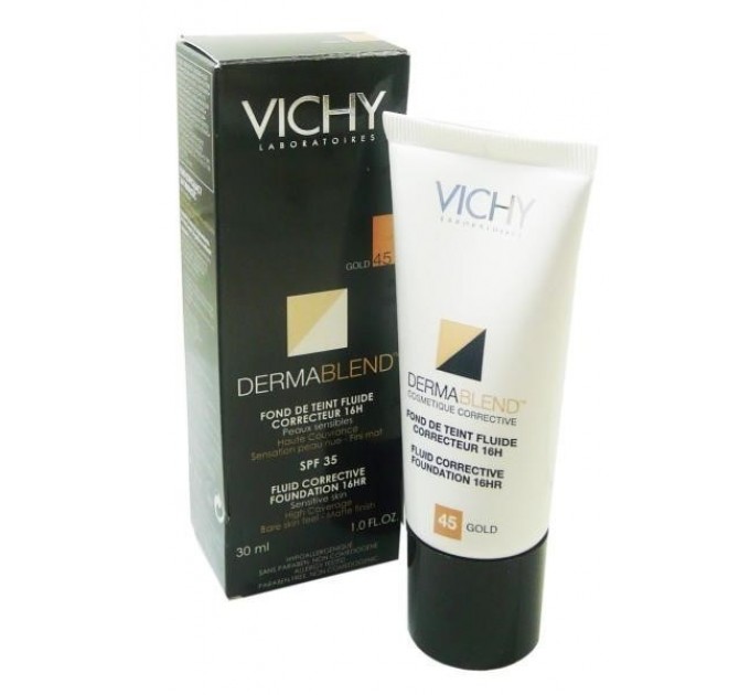 Тональный крем vichy dermablend 45 gold