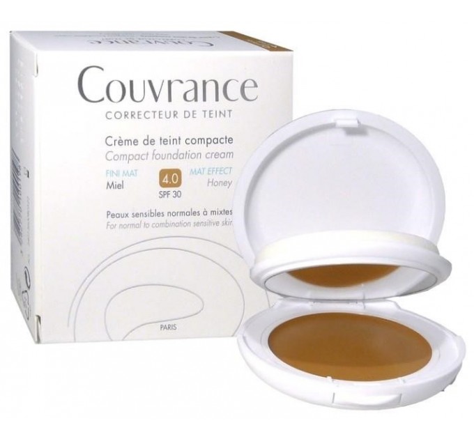 Матовый крем для лица avene couvrance 4.0 10g