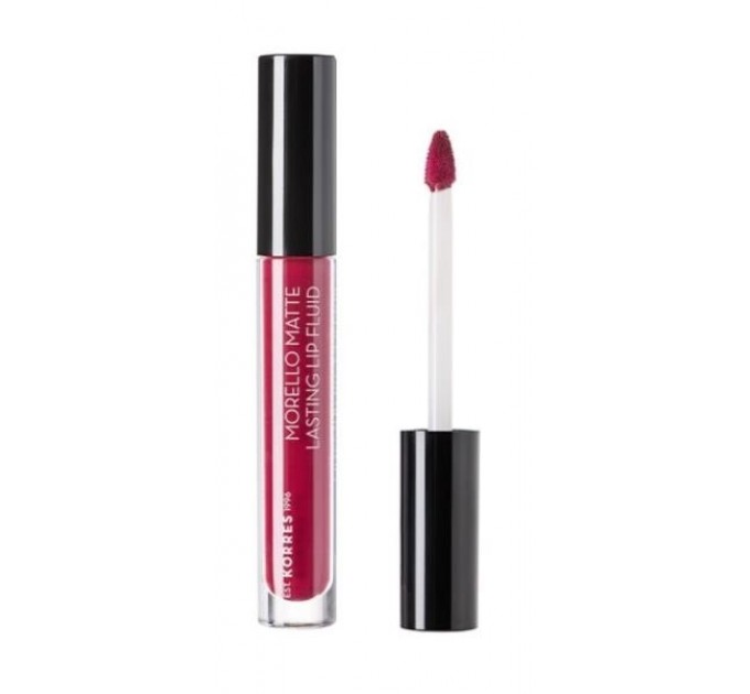 Матовый флюид для губ korres morello matte lasting lip fluid 74 fig