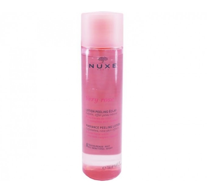 Nuxe very rose radiance peeling lotion лосьон-пилинг 150 мл