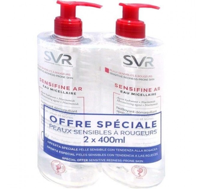 Svr sensifine ar для чувствительной кожи с покраснением набор 2 2х400 мл