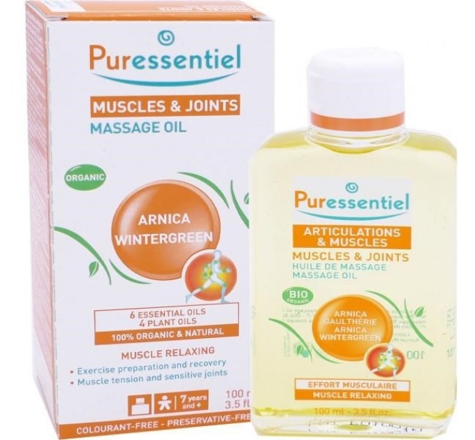 Puressentiel массажное масло для суставов и суставов; мышцы 100мл