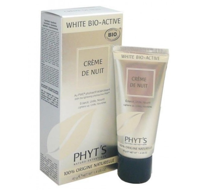 Биоактивный ночной крем phyt's white 40g