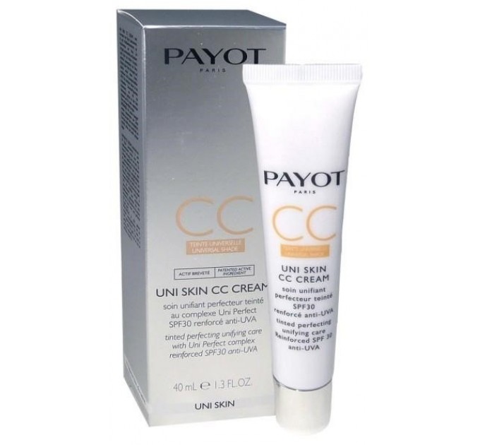 Payot uni skin cc cream spf30 универсальный оттенок 40 мл